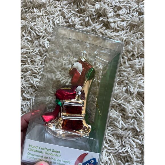 NIB Elmo By Kurt S. Adler Hand Crafted Glass Christmas Ornament - Picture 8 of 12